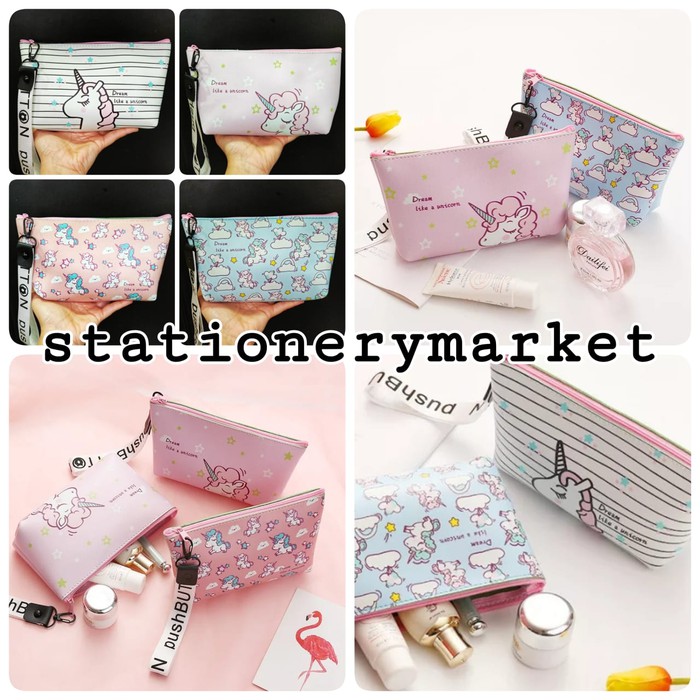 

POUCH UNICORN SMIGGLE CLUTCH UNICORN / TEMPAT PENSIL IMPORT SMIGGLE