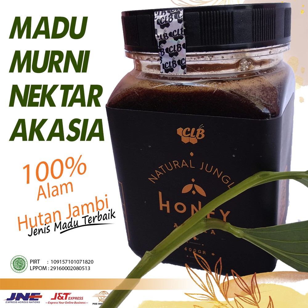 

Madu Murni Nektar Akasia Sialang Premium Jambi 400g