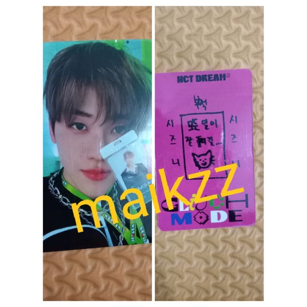 (BISA SATTUAN) Nct Dream Glitch Mode Photocard Unofficial