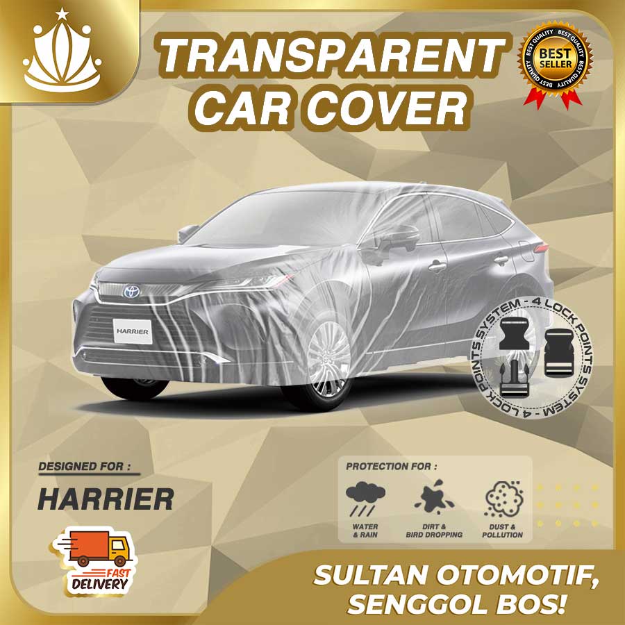 Body Cover Mobil Plastik TEBAL Harrier WATERPROOF