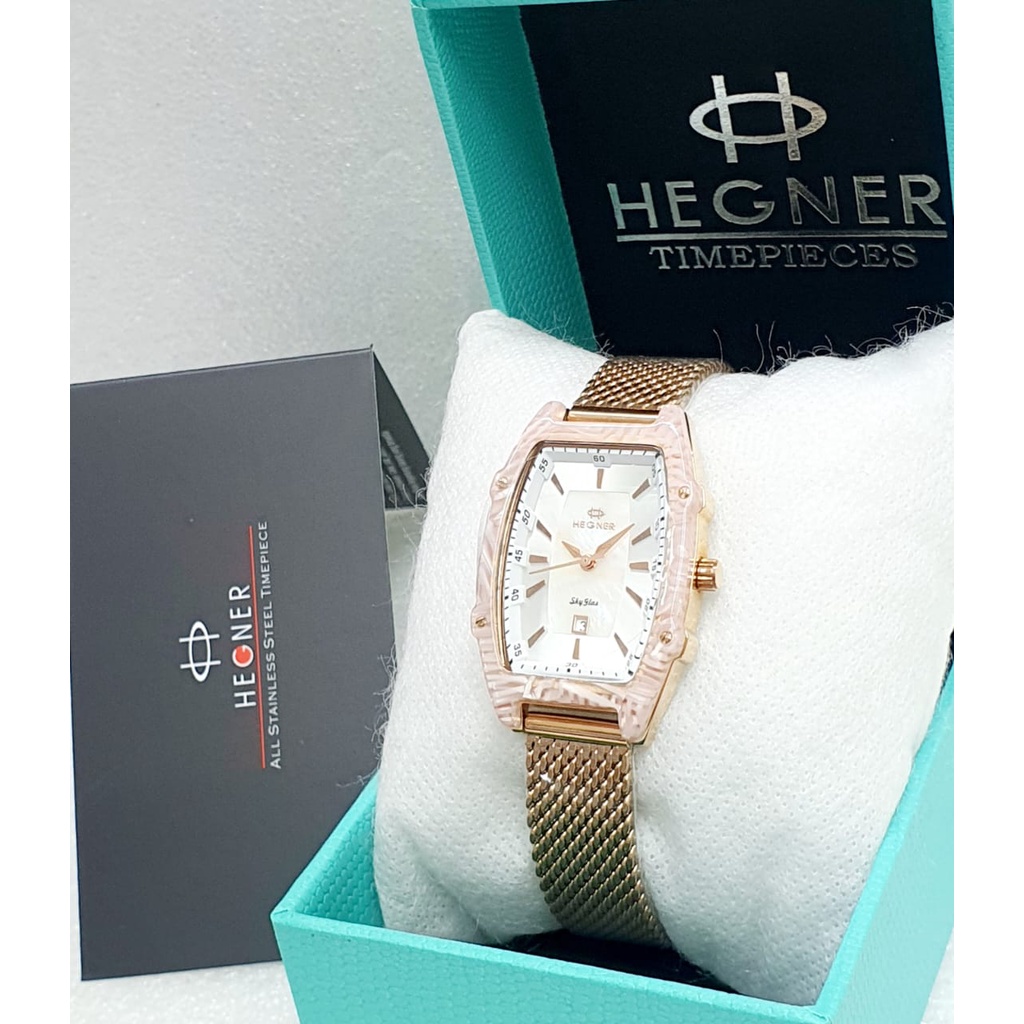 Jam Tangan Wanita Hegner 1672 Original Tali Pasir