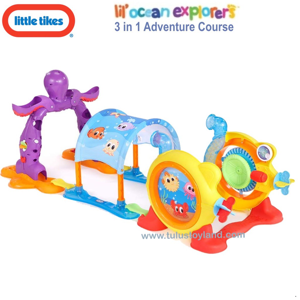 Little Tikes Ocean Explorer 3 in 1 Adventure Course 3in1 Mainan Edukasi Bayi dan Anak