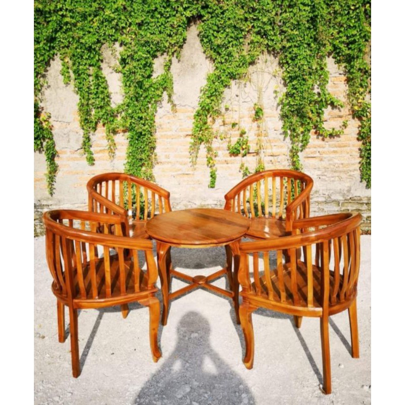 kursi betawi 4kursi + meja