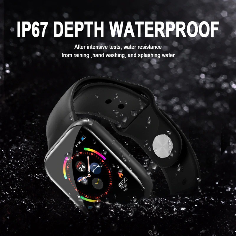 I5 Smart Watch Full Touch Screen Fitur Monitor Detak Jantung Tekanan Darah Fitness Tracker