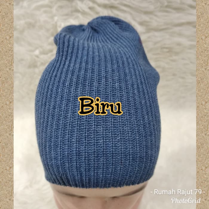 Topi kupluk rajut bayi anak