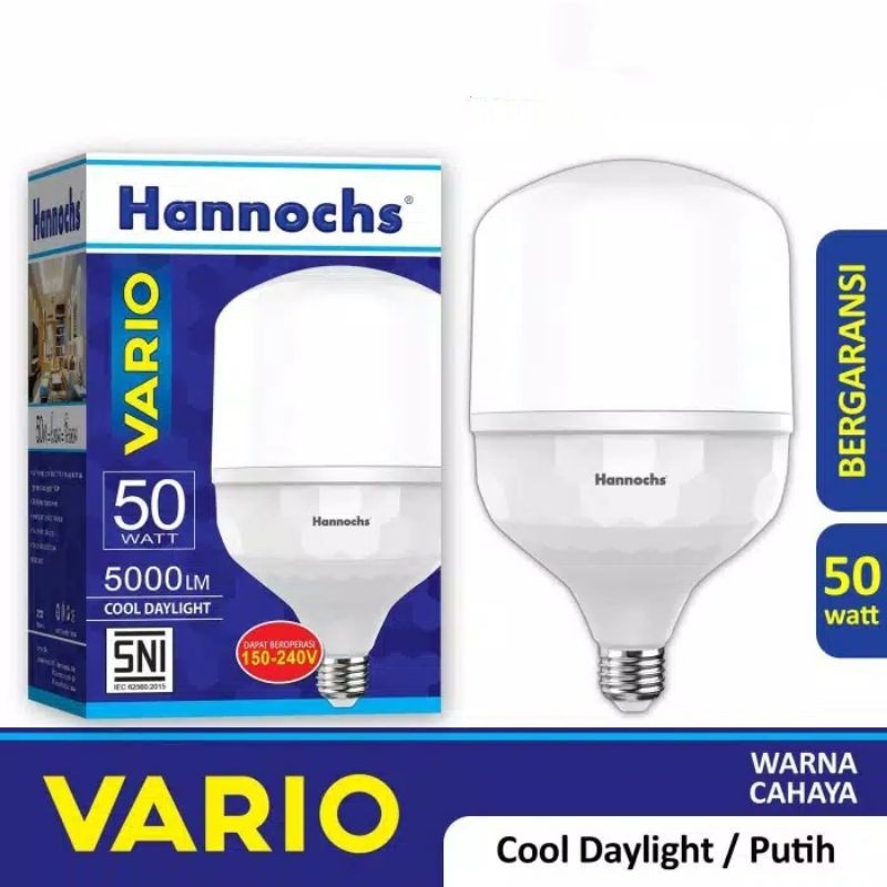 Bohlam LED Hannochs Vario White 6W/12W/18W/24W/30W/36W/45W/50W