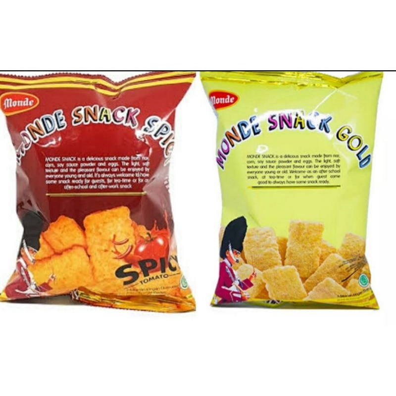 

Monde Snack Gold dan Spicy Tomat 60gr