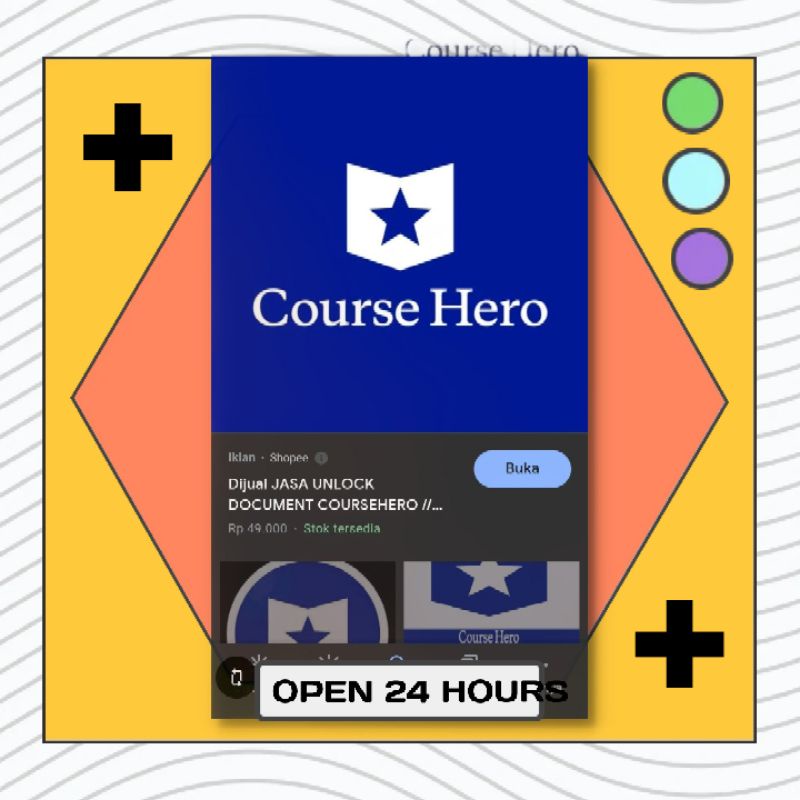 24 jam online unlock Course Hero