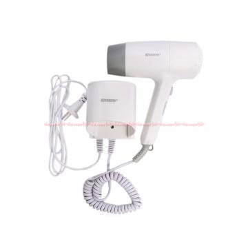 Krisbow Hair Dryer Pengering Rambut Menempel di Dinding warna putih Kris Hair Drayer Putih Model Hotel Kris