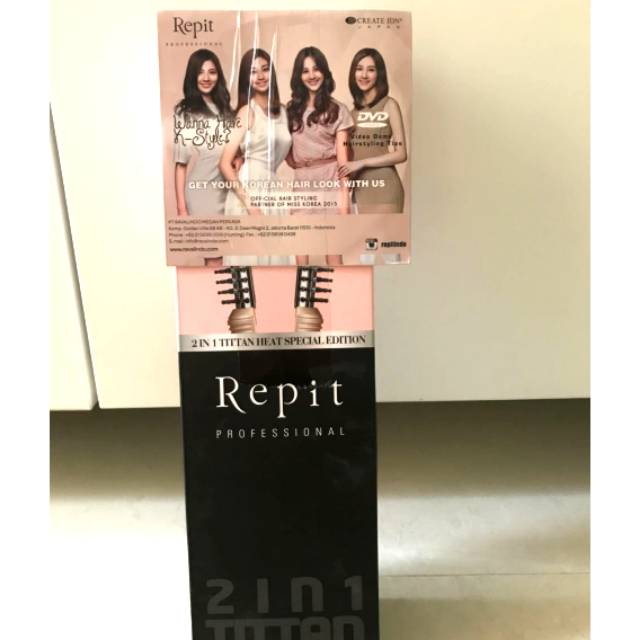 Repit Titan Heat Brush Iron (2 in 1)