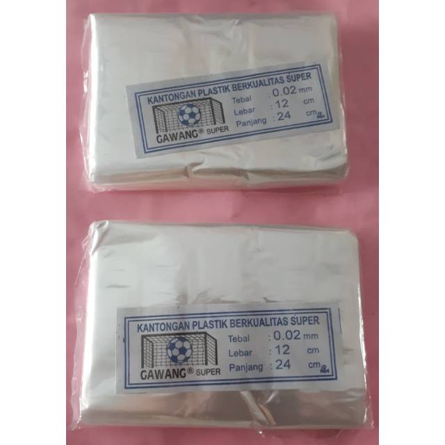 Plastik Pp Gawang 0.02x12x24 (1/2 Kg)