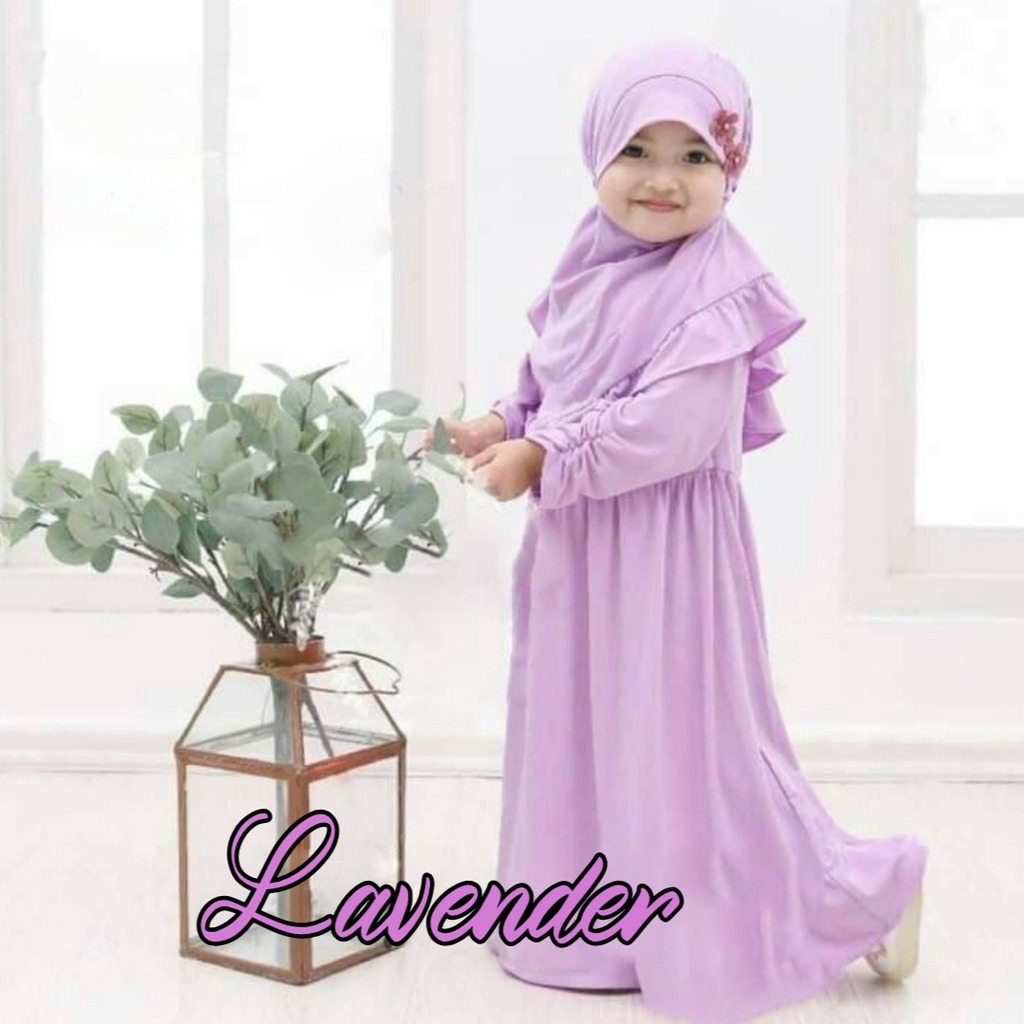 MRA - Gamis Anak Usia 4 tahun jasmin kids Model Gamis Anak Terbaru 2021 Kekinian