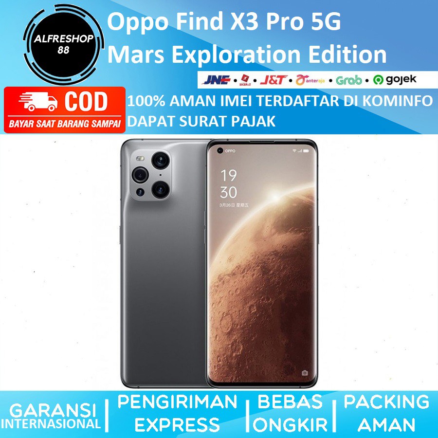 Oppo Find X3 Pro 5G 16GB 512GB Mars Exploration Edition