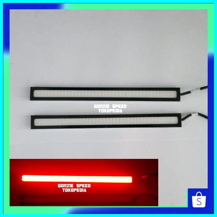 Lampu DRL LED Plasma COB 17cm Merah