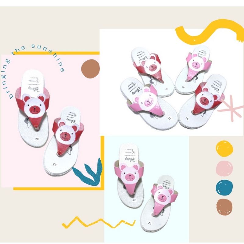 sandal anak perempuan/sandal japit anak/sandal anak boneka