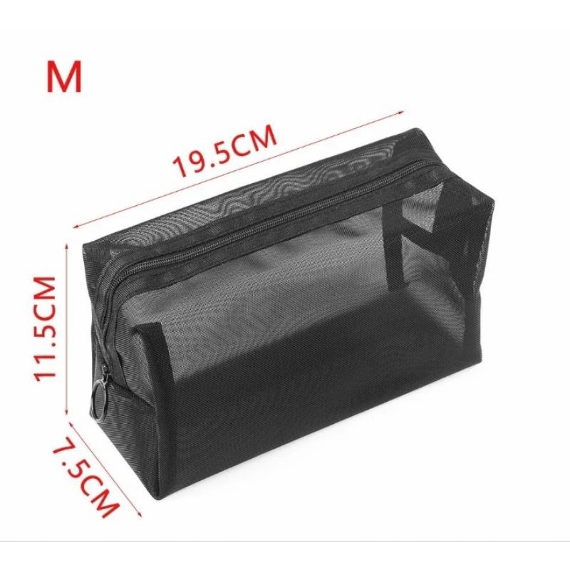Tas Perlengkapan Mandi, Kantong Rias, Tas Kosmetik, Organizer Perjalanan, Paket Mesh