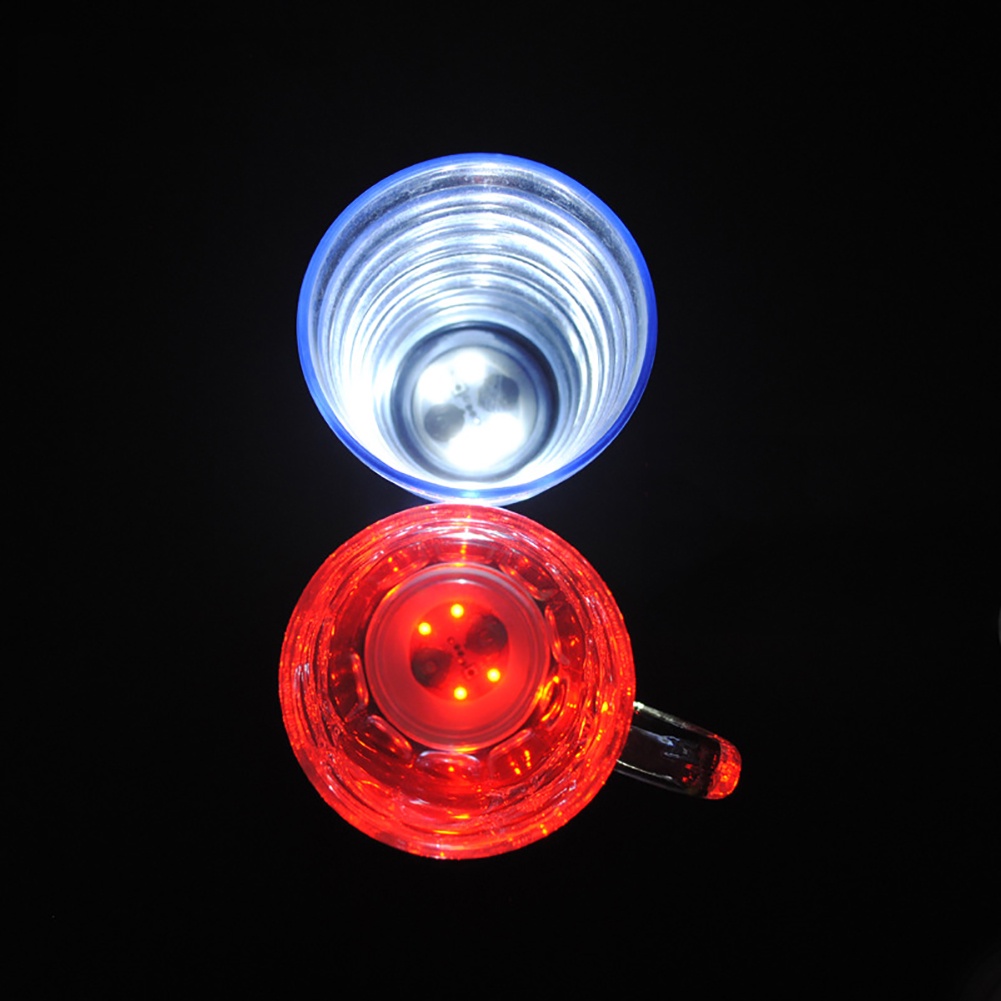 [Jianxin] Fashion Luminous Bottle LED Light Cup Sticker Mat Bar Club Party Coaster Decor