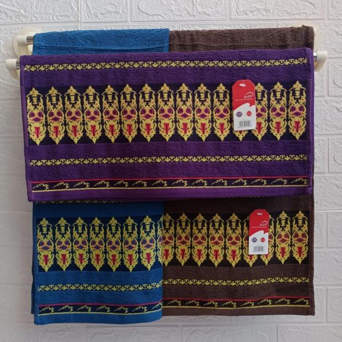 Sale Handuk Dewasa / Souvenir / Mandi Merah Putih 50 X 100 Cm 3 Motif - Paling Diminati