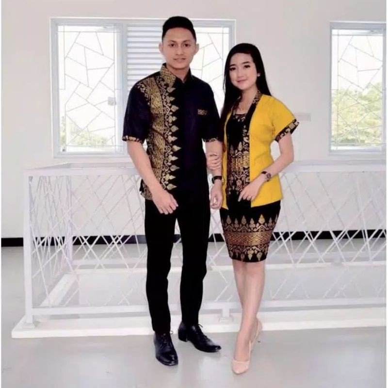 COUPLE RNB ANJANI - HEM LENGAN PENDEK KOMBINASI M L XL