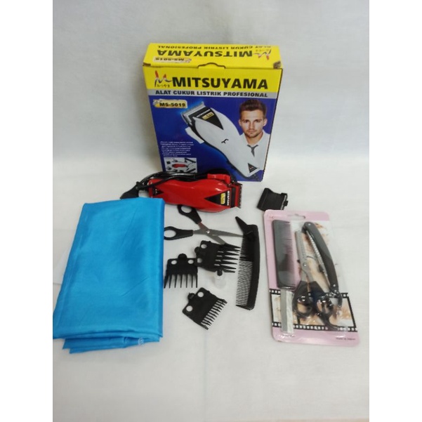 mesin cukur rambut / alat cukur listrik  lengkap