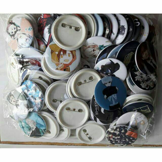 Pin / bross kaleng press custom ukuran 58mm gambar sendiri