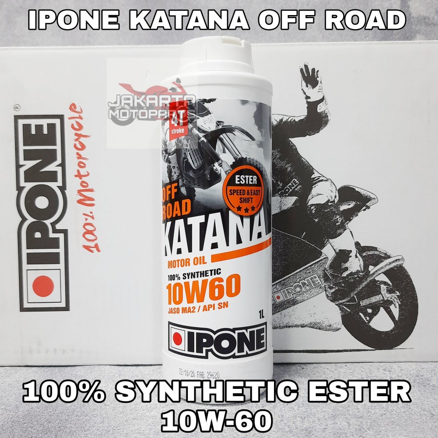 IPONE KATANA OFF ROAD 100% SYNTHETIC ESTER OLI KTM HUSQVARNA KX CRF