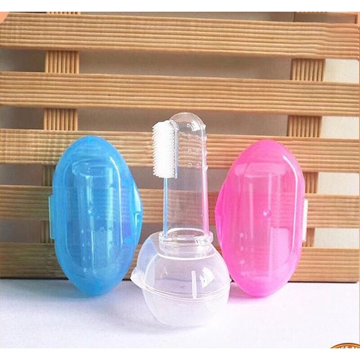 Bayi Finger Tooth Brush Silikon Jari Baby Newborn Lidah Gusi Silicone Food Grade Lembut/C 44