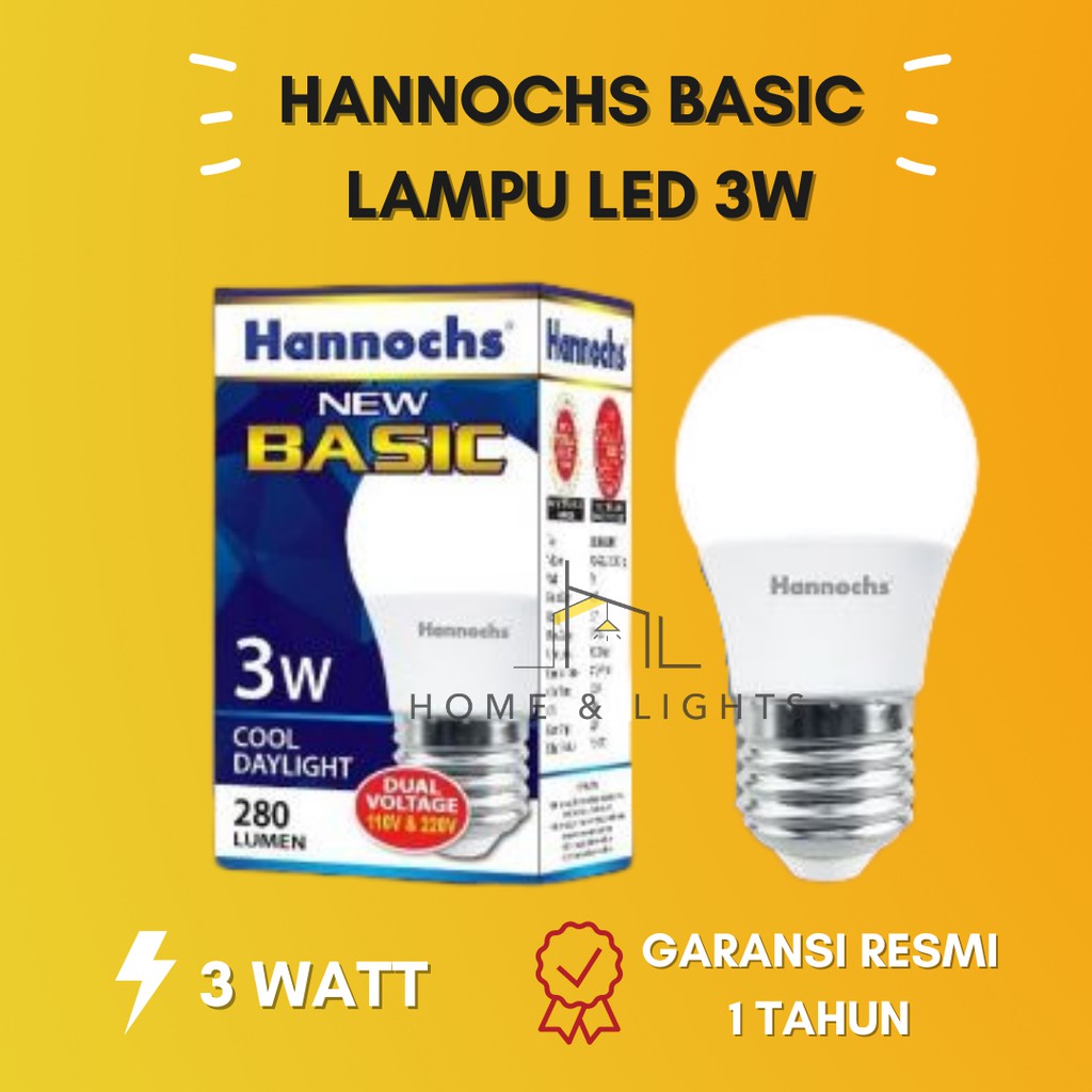 Lampu LED Hannochs Basic 3W 5W 7W 9W 11W 14W 17W