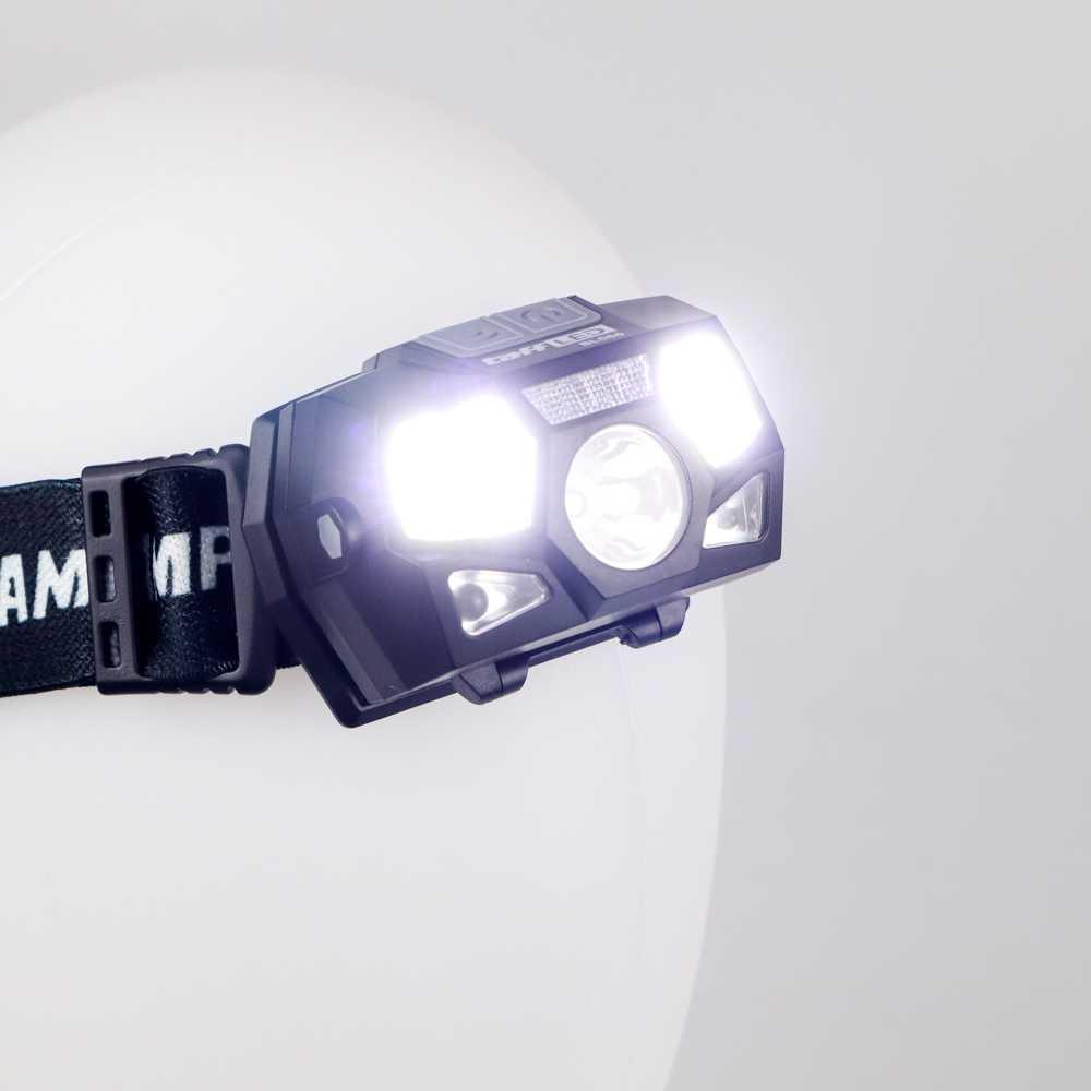 TaffLED Headlamp Rechargeable USB senter Kepala LED Motion XPE+COB 10000 Lumens BL066