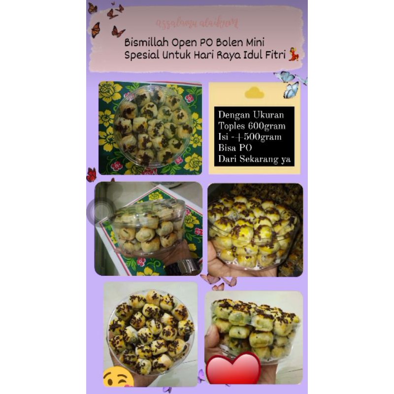 

kue lebaran / bolen mini bandung
