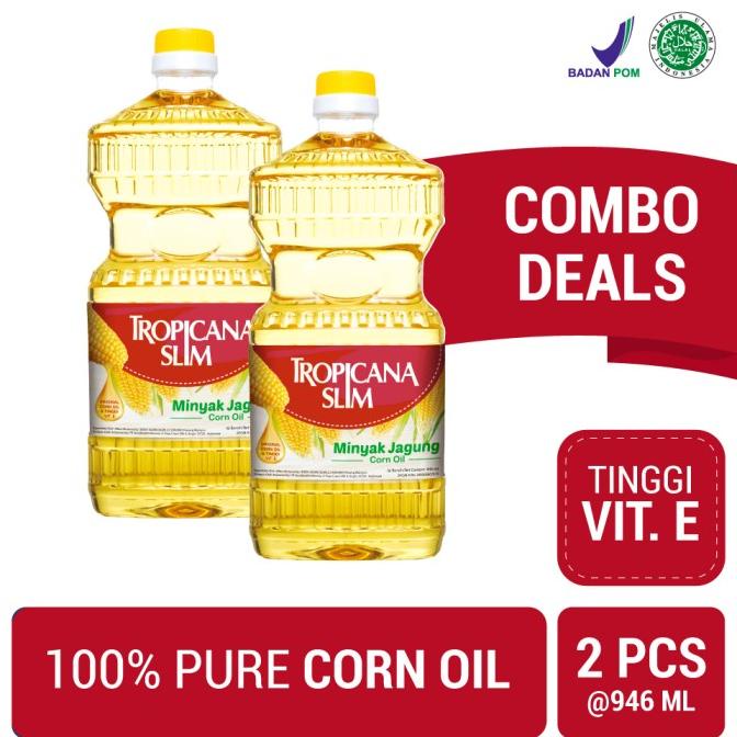 

>>>>>] Twin Pack: Tropicana Slim Minyak Jagung 946ml - Pure Corn Oil