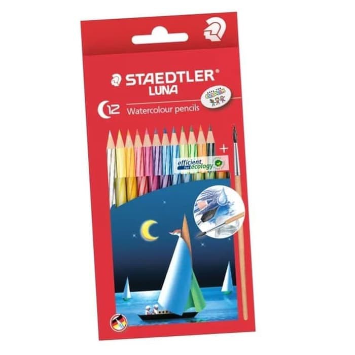 Pensil Warna Luna Aquarell Water Colours Staedtler 12 Warna 137 10 C12