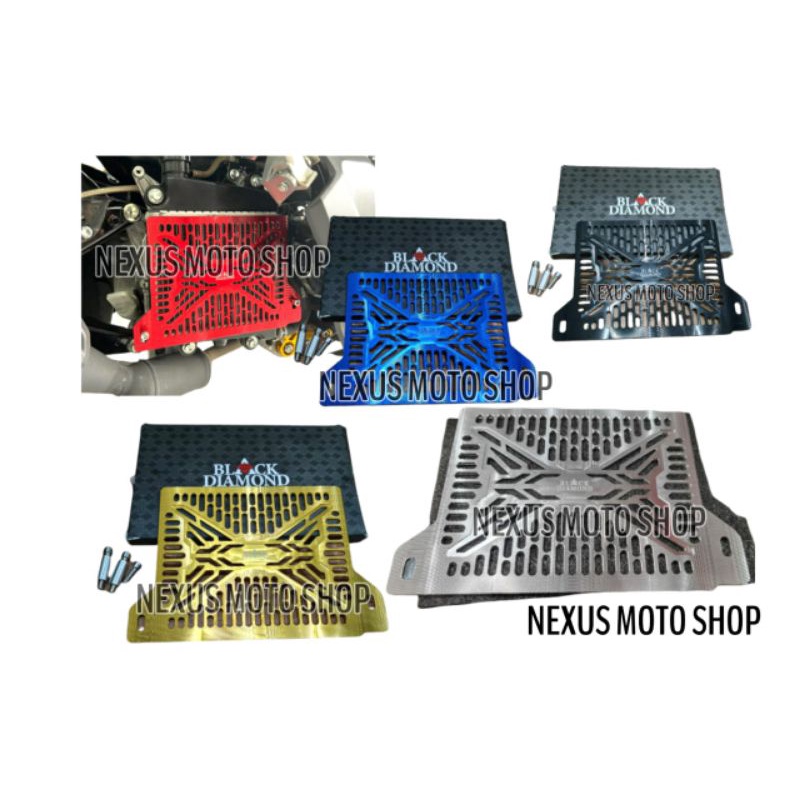 cover radiator black diamond aerox new tutup radiator aerox connected