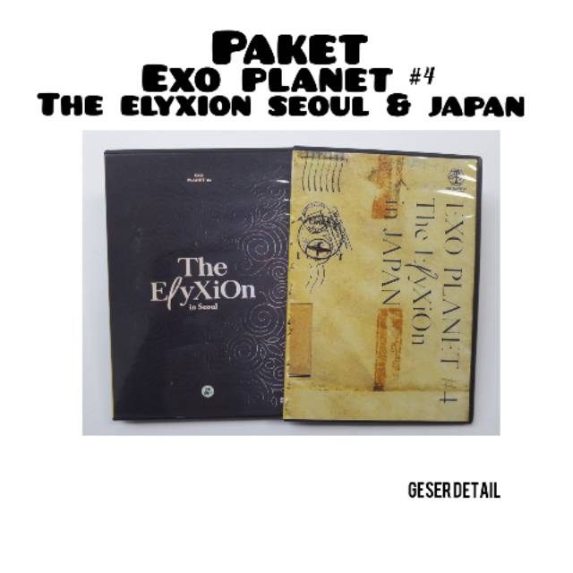Dvd Kpop Exo Elyxion Seoul Japan Shopee Indonesia
