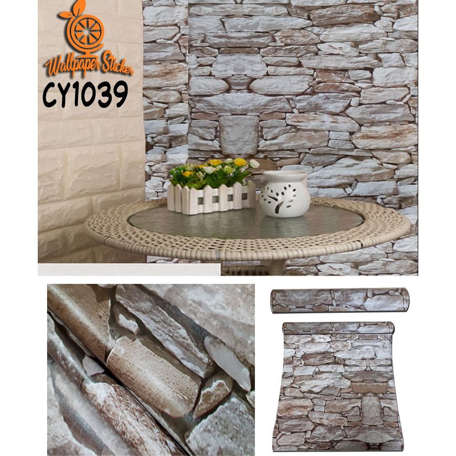 Wallpaper Dinding Premium Quality Wall Stiker Ukuran 45 cm X 10 meter Stiker Dinding Aesthetic Motif