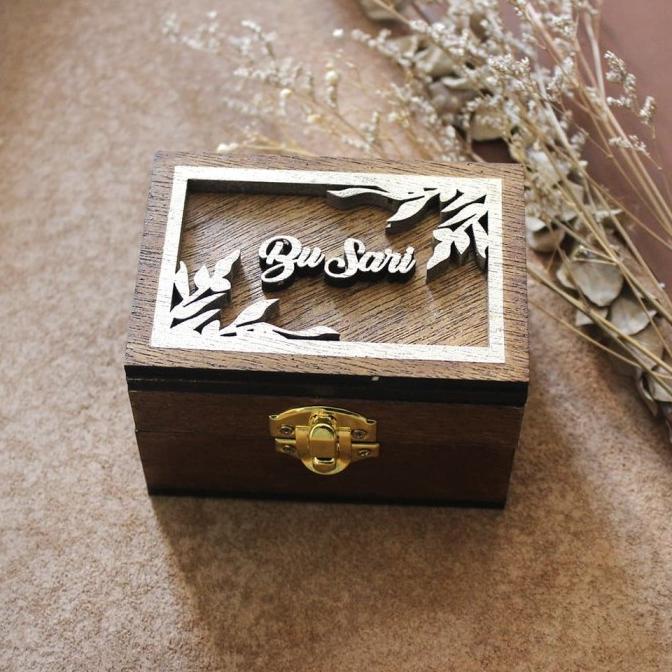 

KOTAK KAYU LOGAM MULIA / WOODEN GIFT BOX / KOTAK KADO KECIL