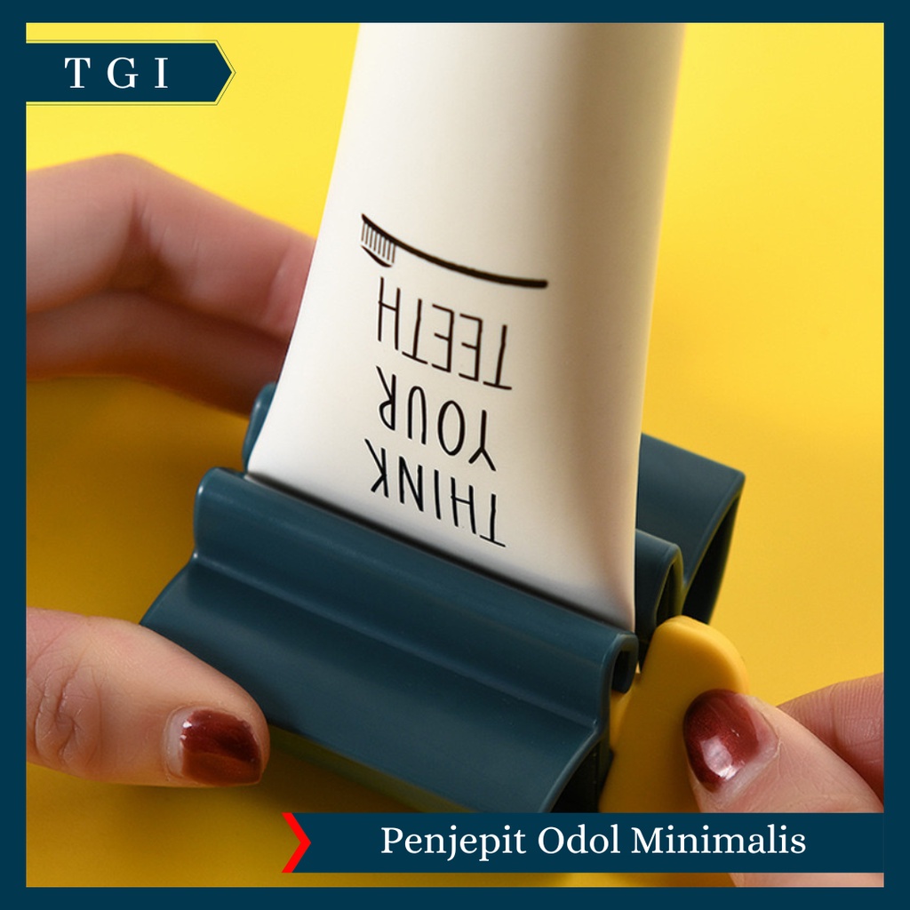 TGI - ALAT PENJEPIT ODOL PASTA GIGI / PENJEPIT ROLL PASTA GIGI / DISPENSER PENJEPIT PASTA GIGI / DISPENSER ODOL MODERN STAND PENJEPIT ODOL DENGAN PUTARAN TOOTHPASTE SQUEEZER