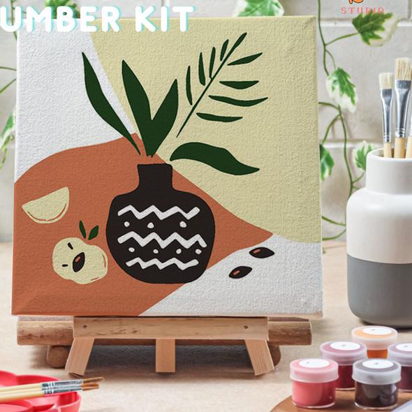 

Paint by number tanaman plant ver 3 canvas 20x20 cm - plant14, 15x15cm