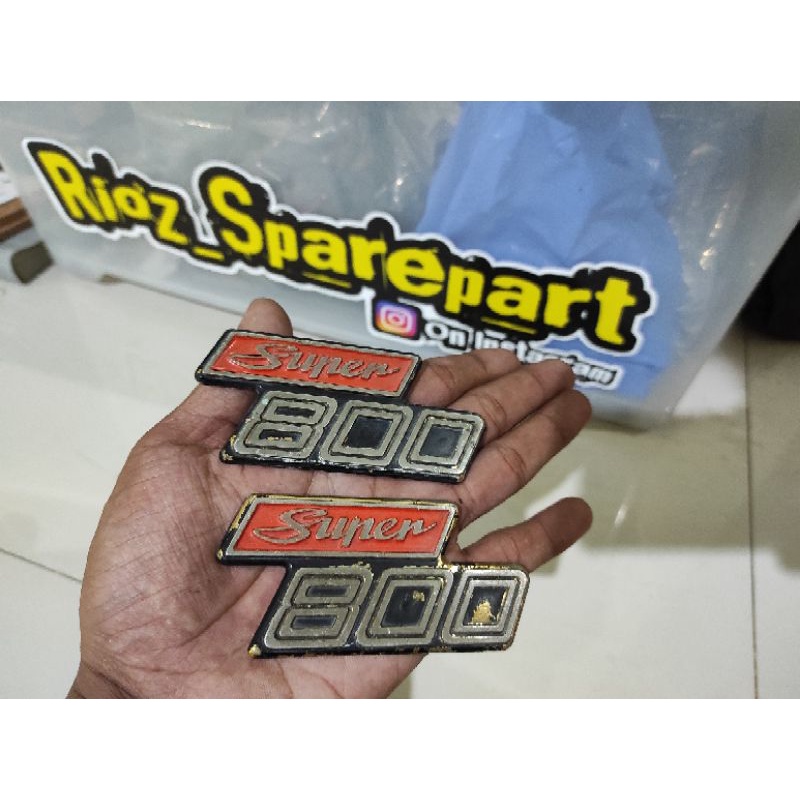 emblem logo box cover samping tutup aki honda astrea 800 c800