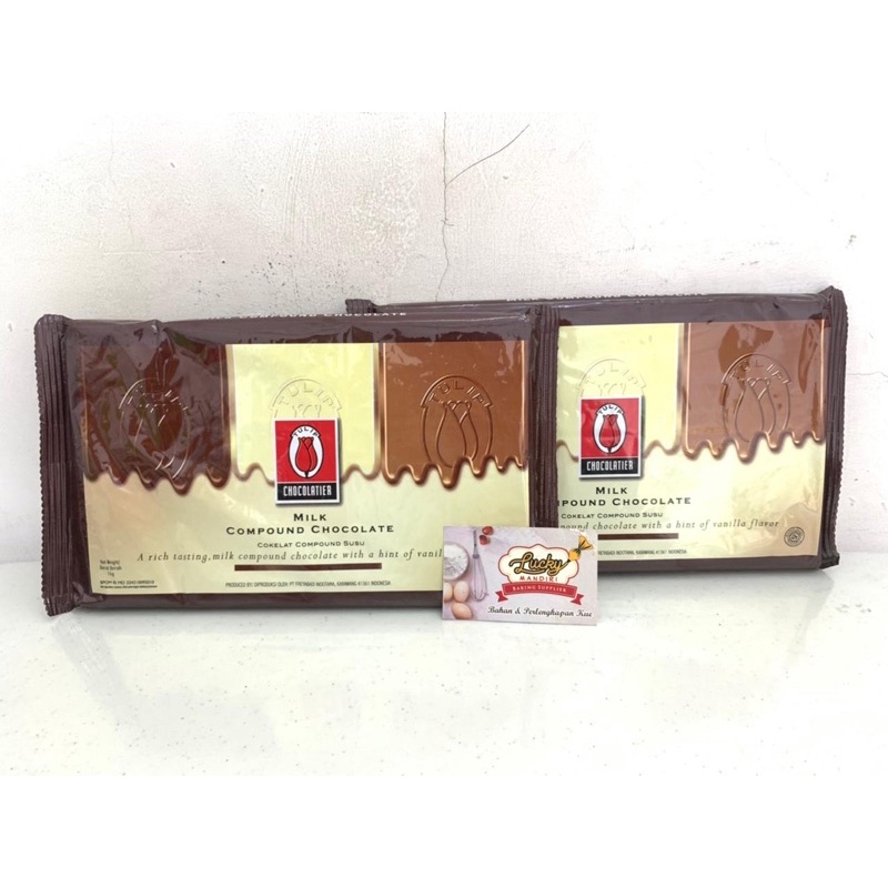 

Tulip Compound Milk 1kg / Cokelat Batangan Rasa Susu