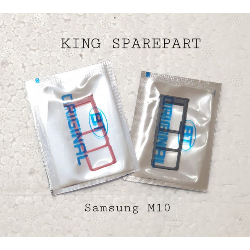 SIMTRAY SIMLOCK TEMPAT KARTU SLOT SIMCARD SAMSUNG M10 M105 ORIGINAL