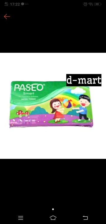 Tissue Paseo 50 Sheets 2 Ply Tisu Serbaguna Facial