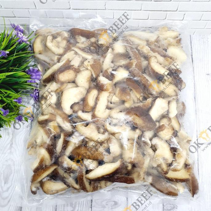 

TERMURAH Jamur Slice Mushrooms Slices 1kg Kode 612