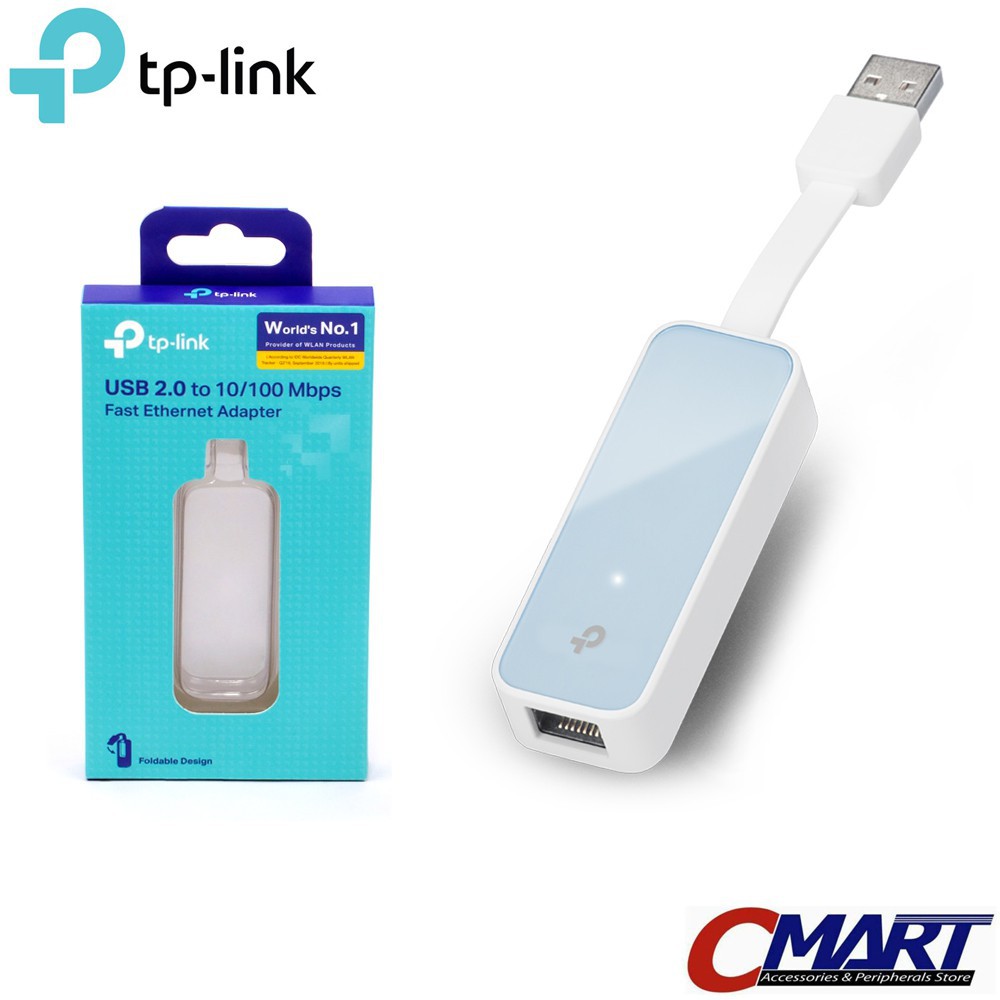 

TP-LINK UE200 USB 2.0 to Ethernet LAN Internet Network Adaptor TPLINK