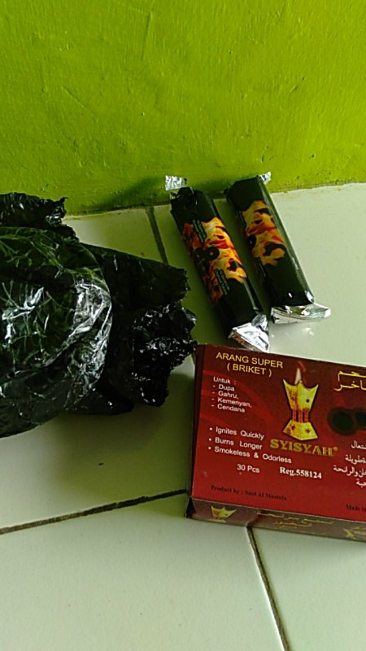 Bisa Cod Areng Arang Super (briket) Bakar Dupa Arab Menyan Gahru Kemenyan Cendana Bukhur