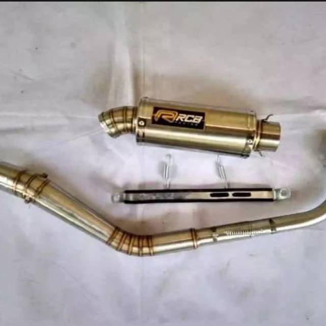 Knalpot Rcb bulat jupiter karisma supra vega grand dll
