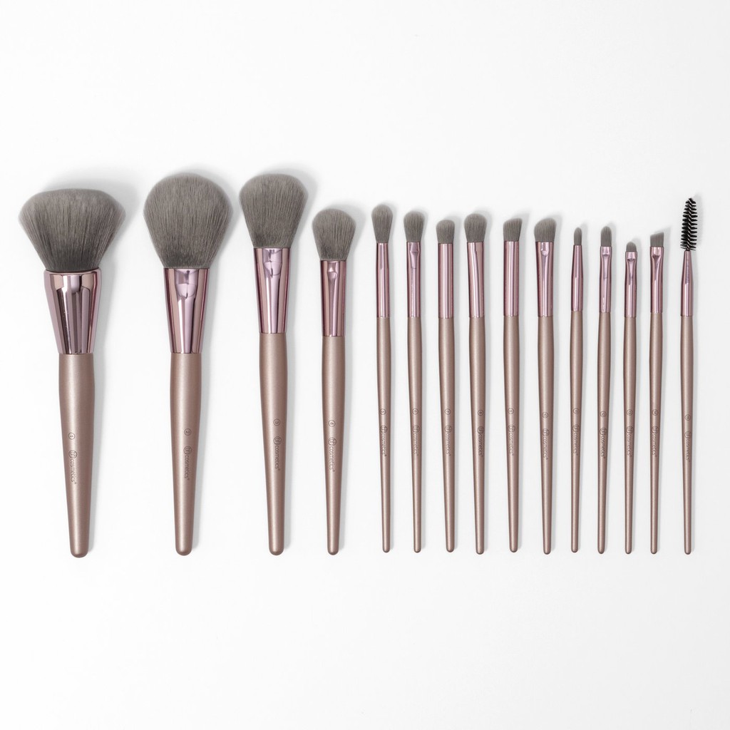 BH Cosmetics Lavish Elegance 15 Pcs Brush Set Bonus Bag