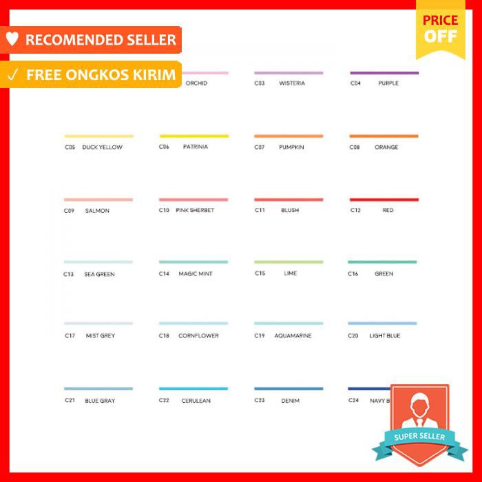 

Masking Tape Lively Color 5Mm Selotip Hias 24 Warna Imut Lucu Murah - Selotip & Double Tape