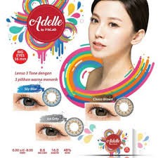 ❤ RATU ❤ Softlens Adelle Normal | Soflens Adele By Living Color Big Eyes Dia 16mm