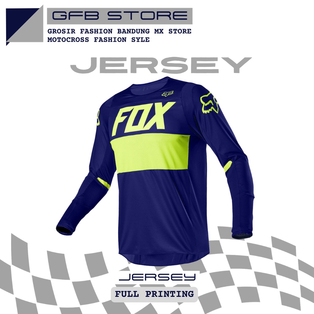 Jersey set motocross stabiloNavy | celana cross | Jersey trail